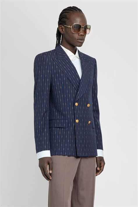 blue blazer gucci print|gucci blazer price.